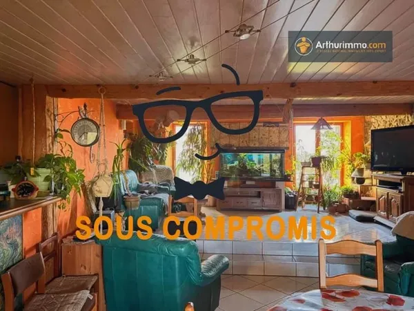 MAISON EN PIERRE - GARAGE ET JARDINET - 11140, AXAT