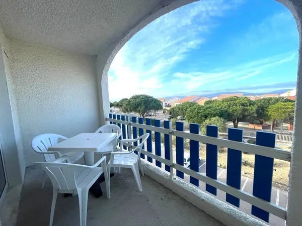 Le Barcarès Grande Plage Studio cabine parking privé et pisc