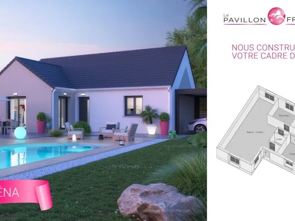 Terrain + maison 90 m²