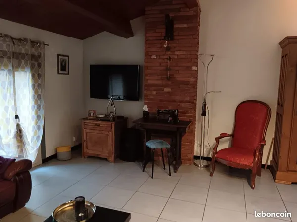 Appartement T3 avec jardin privatif - Centre de Bruguières