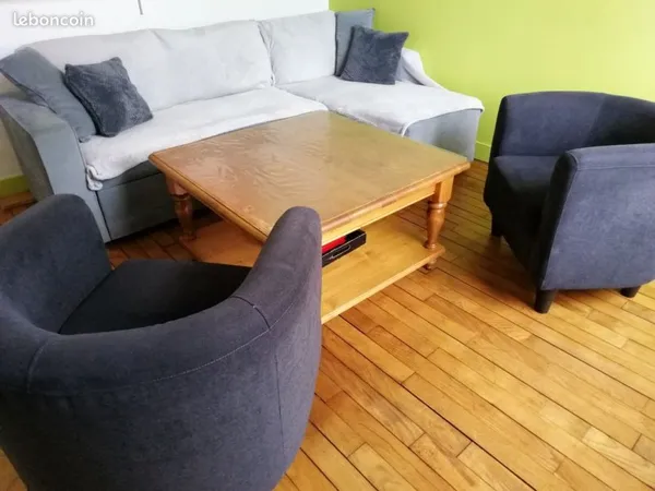 1 chambre meublée en colocation Laval gare