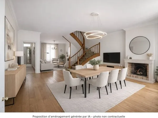 Saintes rive droite : maison de ville 132 m2, parfait état,