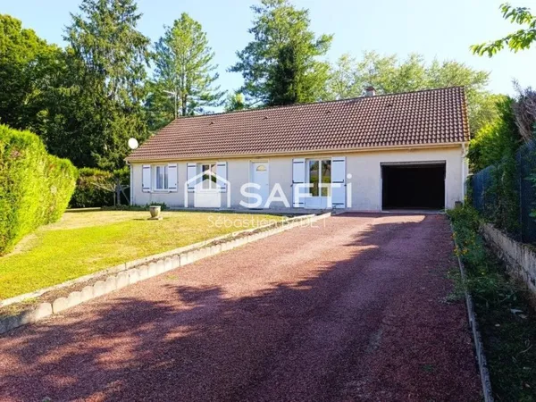 Maison de Plain-Pied avec Garage à Le Poinçonnet (36 - Indre)