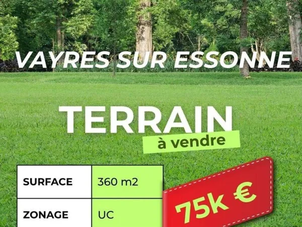 Terrain constructible 360 m²