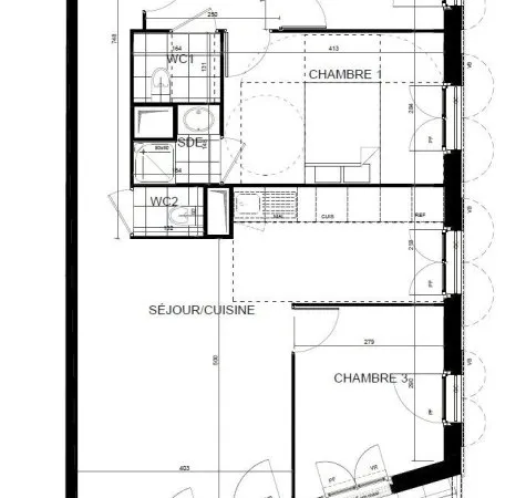 Appartement 4 pièces 82 m²