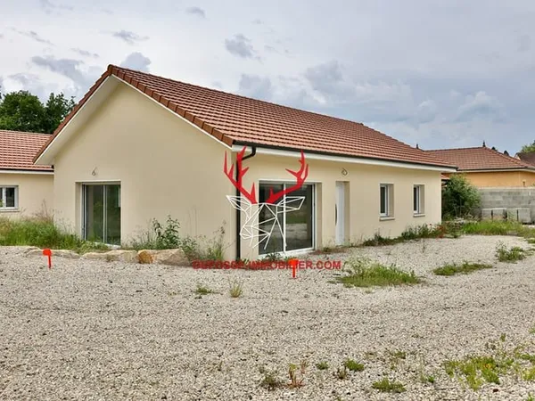 Les Abrets en Dauphiné , maison neuve plain-pied