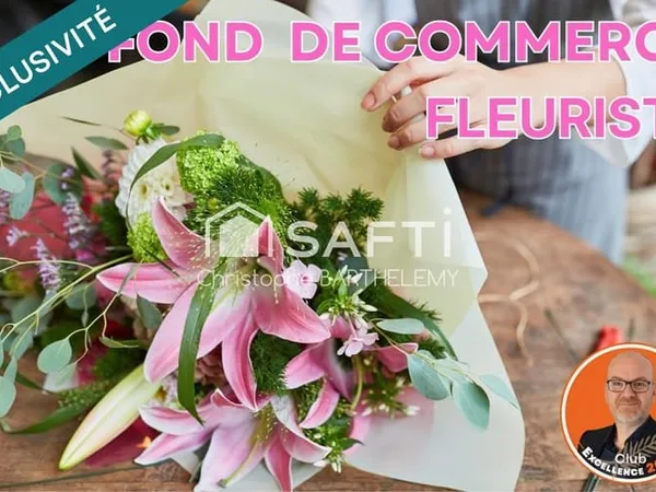 Fond de commerce vente de fleurs au detail