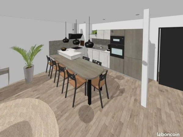 Schiltigheim 3P cuisine équipée terrasse parking