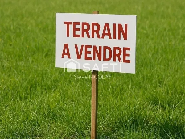 Terrain constructible 1140 m²