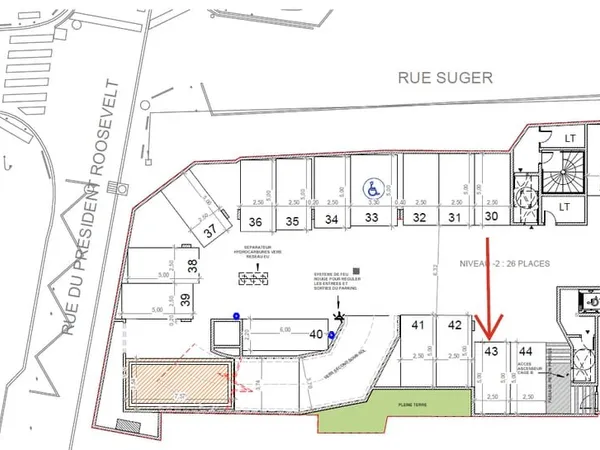 Parking 13 m²