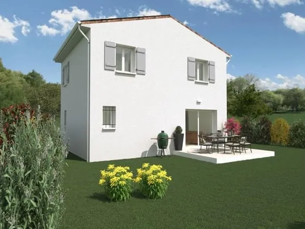 PROJET LORIOL : Maison 3 chambres+ garage+ terrasse+ terrain 350 m²