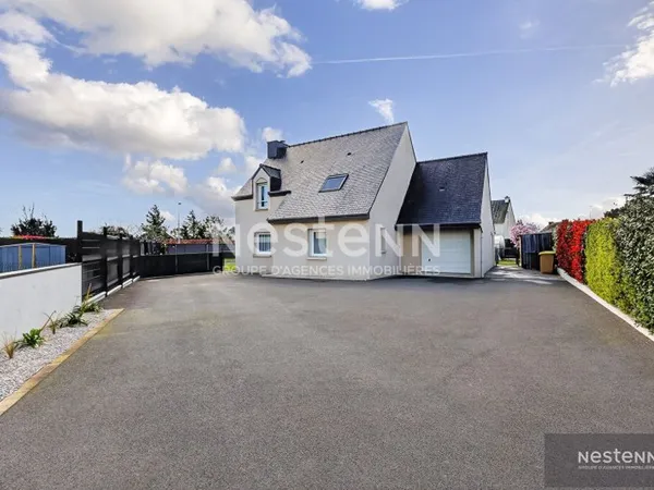 Maison contemporaine 5 chambres, 830m² de terrain sans vis à vis en impasse au calme!