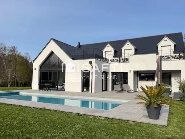 Maison contemporaine avec vue sur la Vilaine