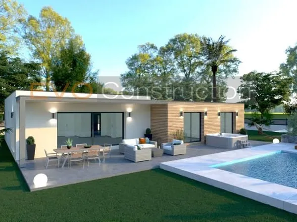 Palau del Vidre, Villa T5 de plain pied avec garage