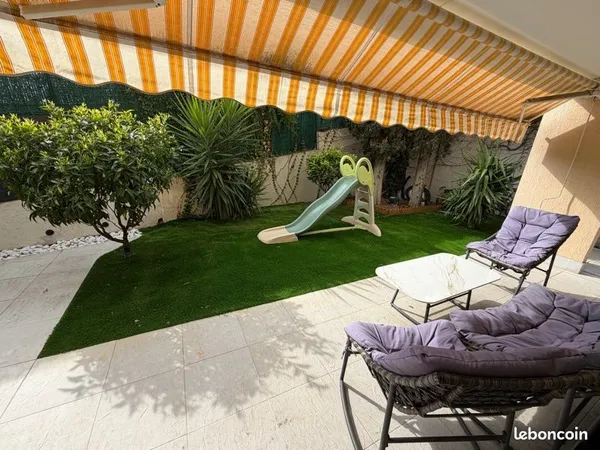 3 pièces 79 m² avec grande terrasse - jardin - piscine - Nice Fabron