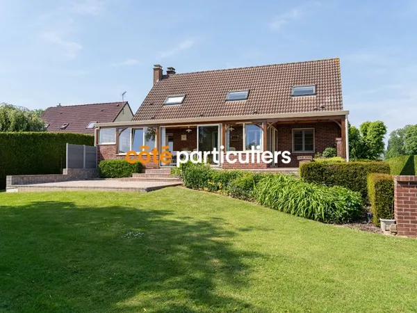LA THIEULOYE : PAVILLON 151m2 AVEC VERANDA ET SOUS-SOL COMPLET