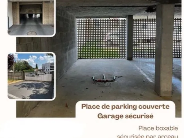 Place de parking couverte / Garage sécurisé