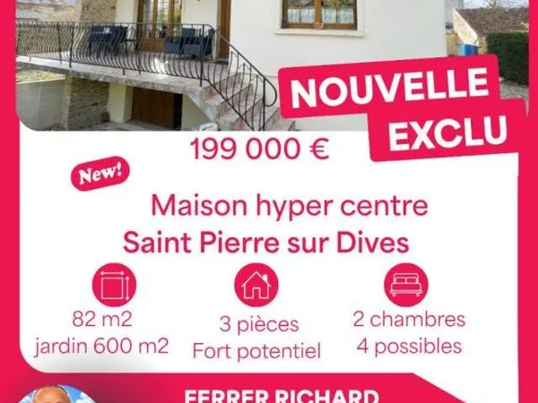Maison Saint Pierre En Auge 3 pièce(s) 82 m2