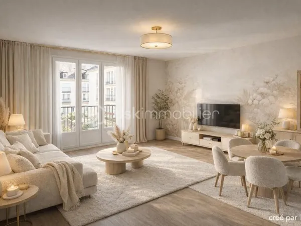 Appartement 3 pièces 72 m²