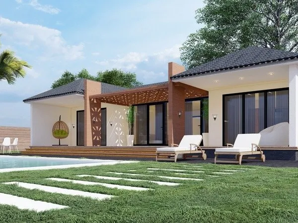 SAINTE CLOTILDE (974) - Villa luxe à vendre 5 pièces de 150 m² + Jardin arboré paysagé + Piscine et 
