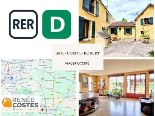 Viager occupé - H84 ans - BRIE COMTE ROBERT (77170)