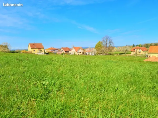 Terrain plat viabilisé 1095m² Phalsbourg