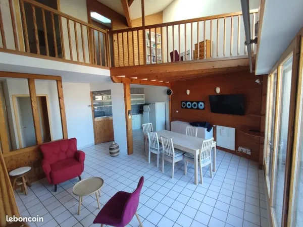 T3 duplex lumineux avec terrasse + garage