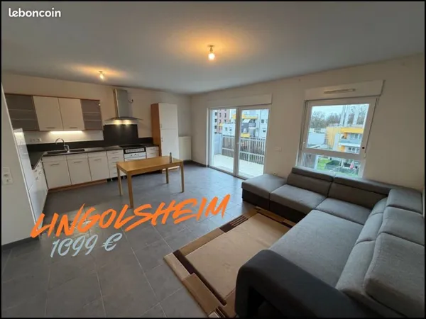 Location meublé appartement 3 pièces 67.3m2 à 1099 euros