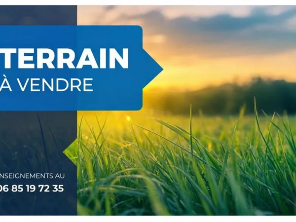 Terrain à bâtir de 600 m² à VIRELADE (33)
