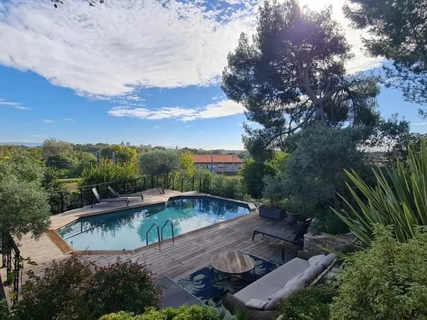 Maison de maître 150 m2 à Villeneuve-lès-Avignon Vue panor