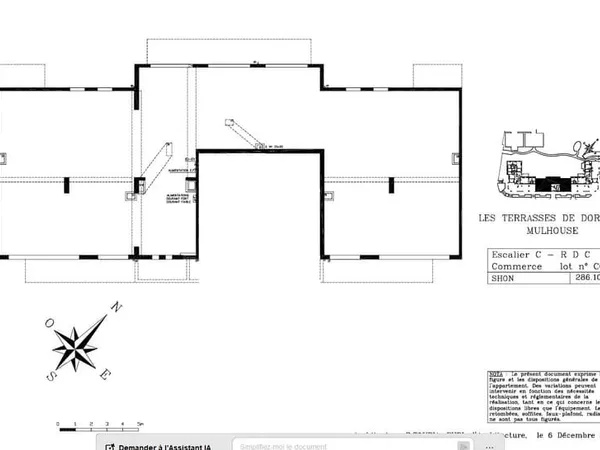 LOCAL COMMERCIAL A LOUER DE 287 M² A MULHOUSE