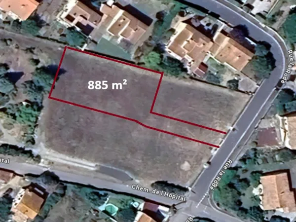 Terrain 880m² viabilisé - Dernier lot au coeur d'Alzonne