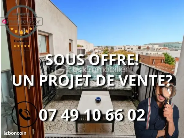 Appartement 3 pièces 64 m²