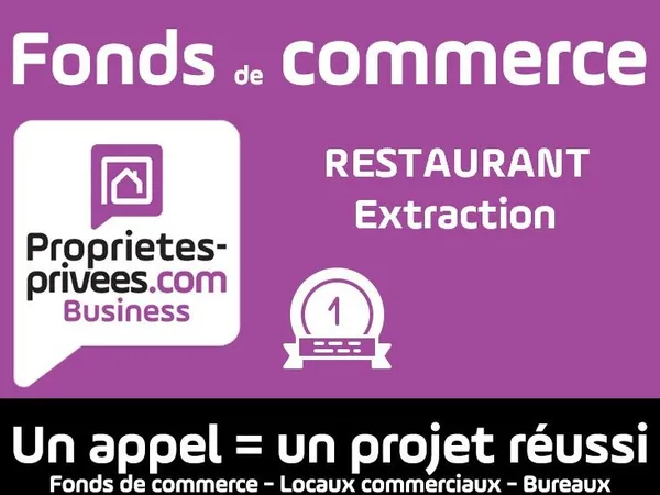 93320 LES PAVILLONS SOUS BOIS -ROTISSERIE - RESTAURANT Rapide 35 COUVERTS - Extraction TERRASSE