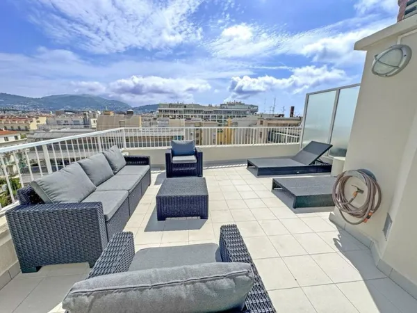 2 pièces avec solarium sur de la Promenade des Anglais