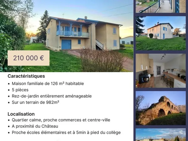 5 Pièces · 126 m²5 Pièces, 126 m² · Nègrepelisse 82800