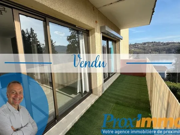 Appartement T2 avec balcon et jolie vue lac !