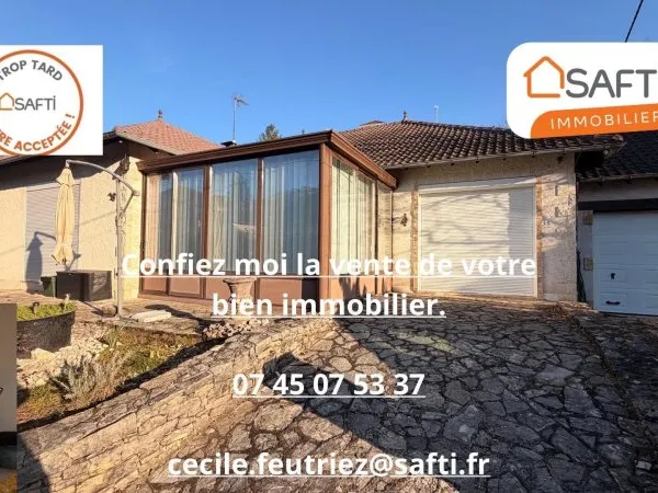 Maison de plain pied sans travaux à 10 minutes du centre ville