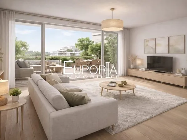 Appartement T3 65m2 avec terrasse et jardinière de 20m2