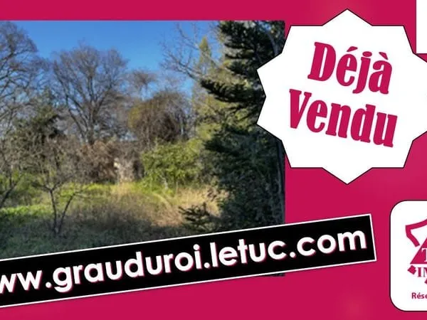 Terrain Calvisson 870 m2