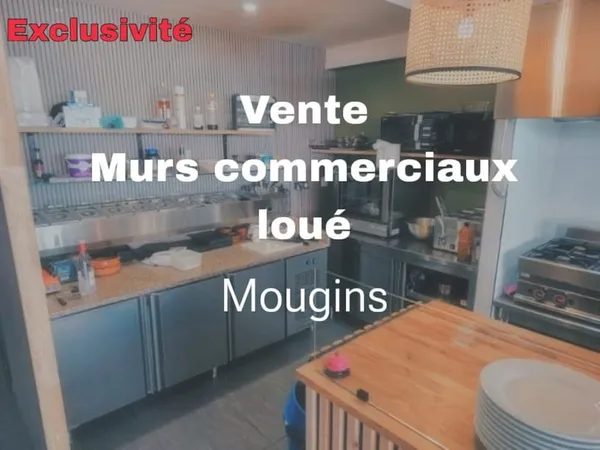 MURS COMMERCIAUX OCCUPÉS MOUGINS SAINT-BASILE RENDEMENT 6,5%