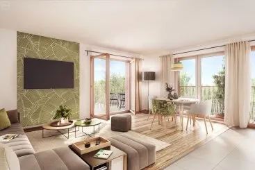 Appartement 2 pièces / balcon / parking - 217 858€