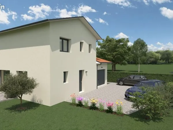 Terrain constructible 699 m² avec permis accordé - Flachères (38690)