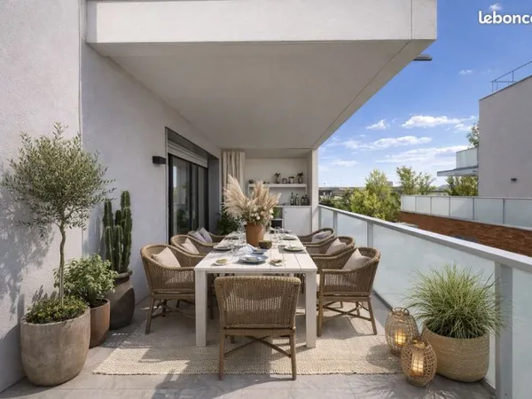 T4 - terrasses -vue degagee