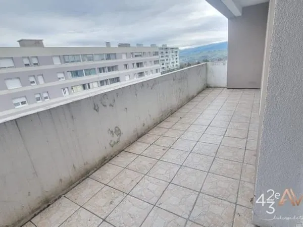 Appartement F4 de 91m²,terrasse de 13m²