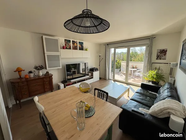 Duplex T3 64 m² à Cambes-en-Plaine - Terrasse sud-ouest, garage, 8 min de Caen