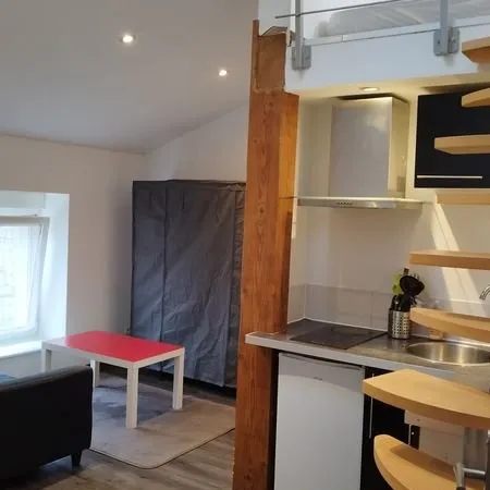 Studio meublé avec couchage en mezzanine