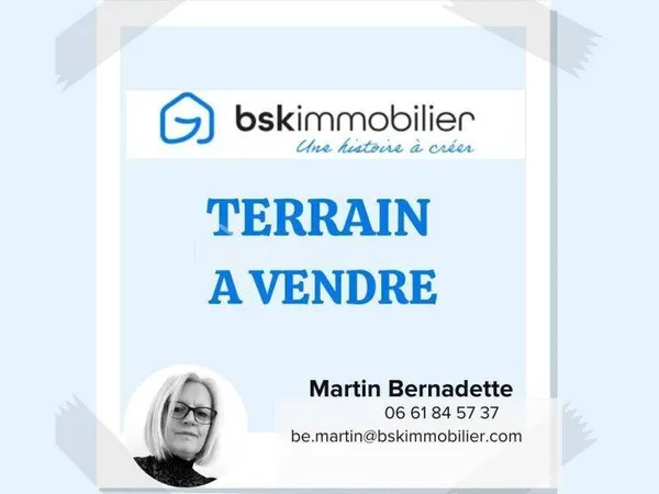 Terrain constructible 646 m²