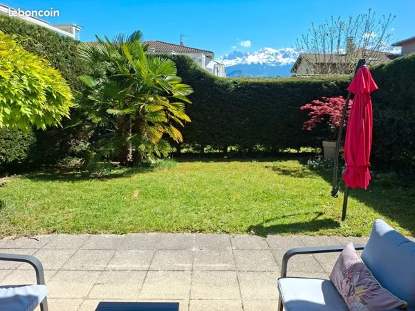 BERNIN RARE - Beau T3 (72m2) en grand rez de jardin (365m2) avec Garage individuel