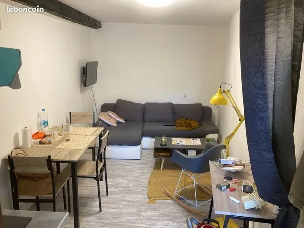 Studio appartement chambre à part T2 centre ville